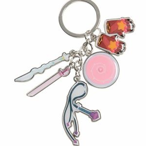 Steven Universe gem weapons keychain charm